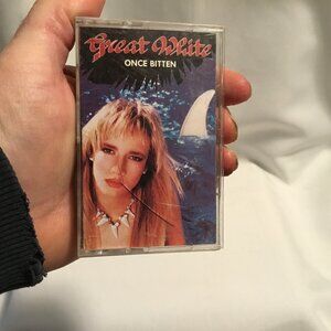 Great White: Once Bitten Cassette Tape, Heavy Metal, 1987